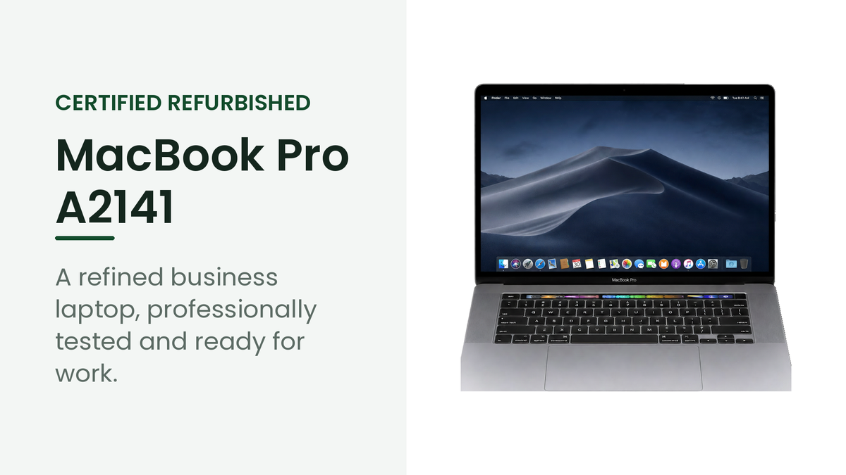 Apple MacBook Pro A2141 refurbished business laptop