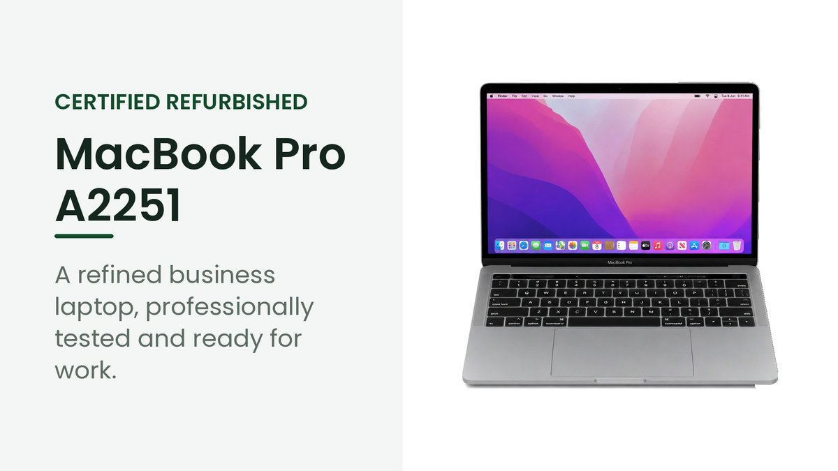 Apple MacBook Pro A2251 refurbished business laptop