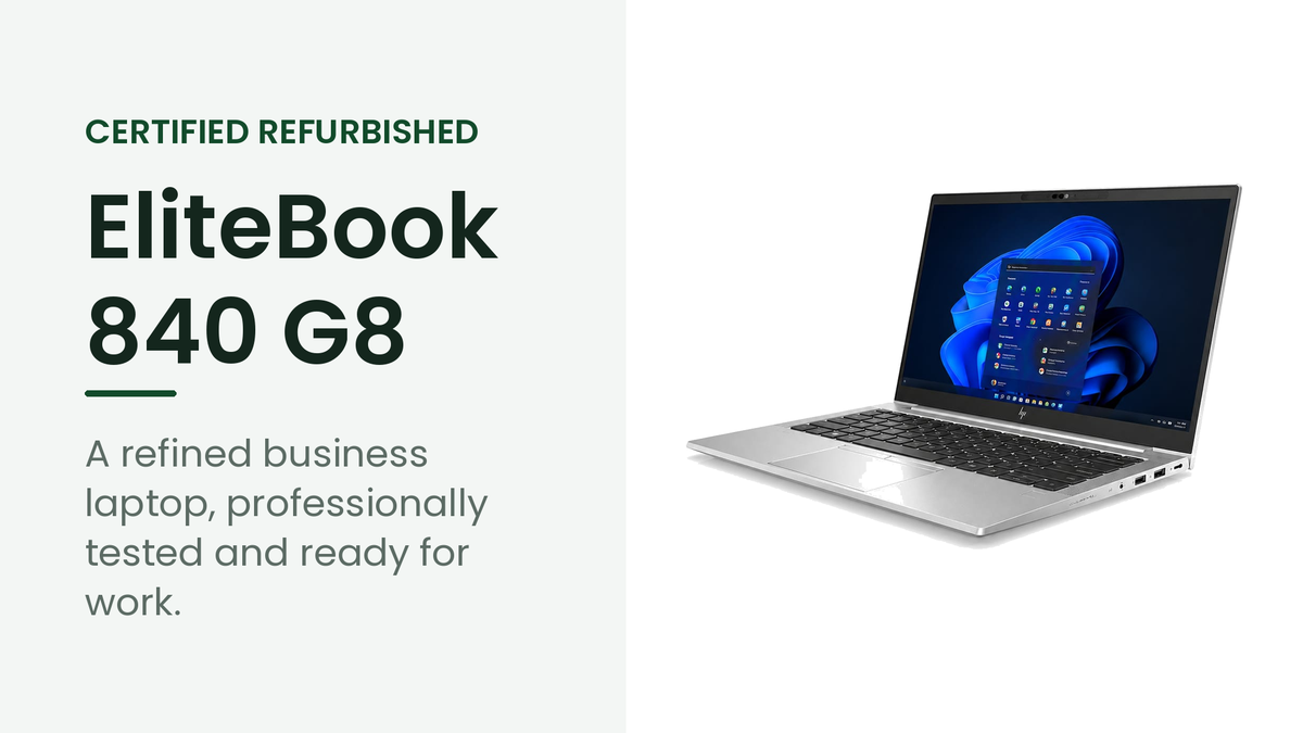 HP EliteBook 840 G8 refurbished business laptop