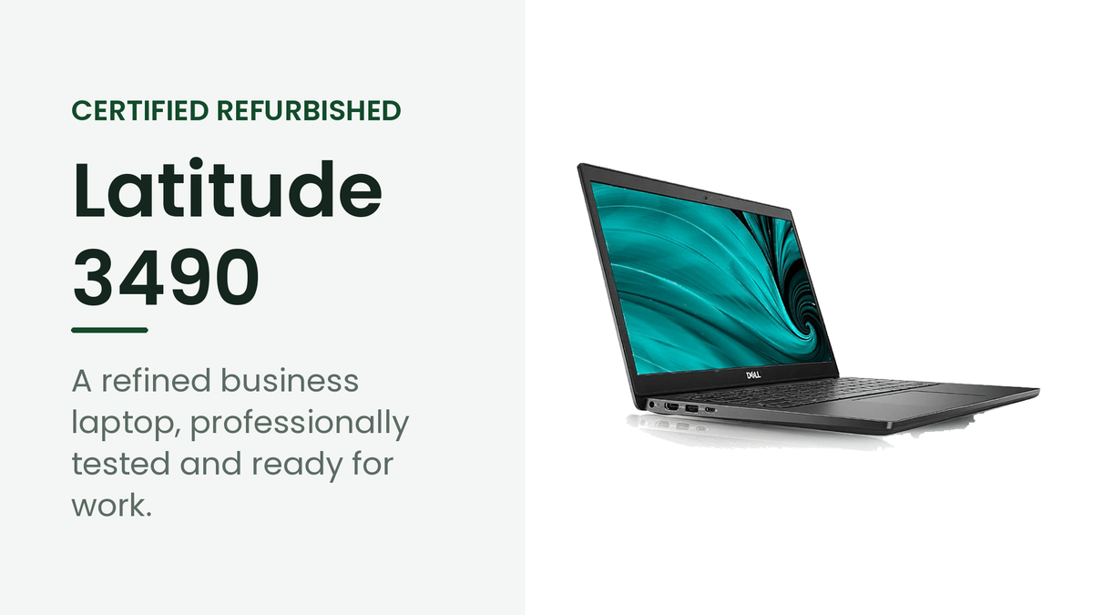 Dell Latitude 3490 refurbished business laptop