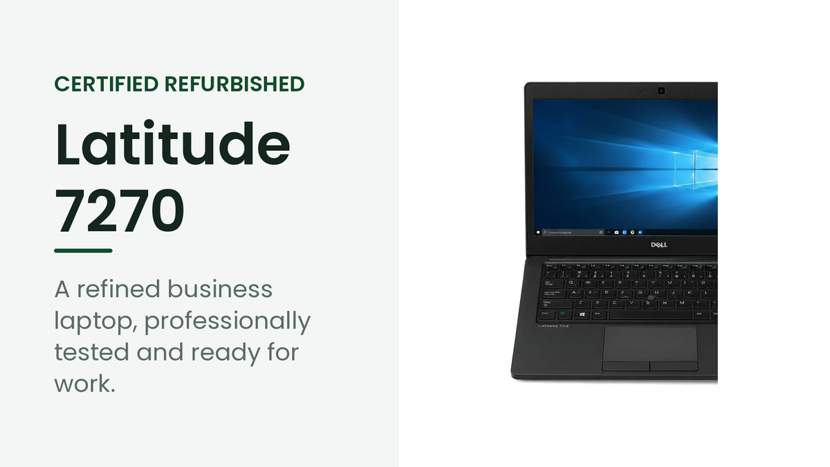 Dell Latitude 7270 refurbished business laptop