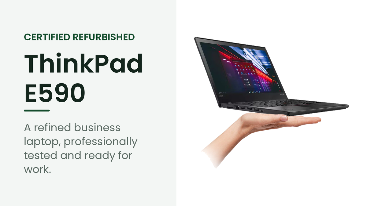 Lenovo ThinkPad E590 refurbished business laptop