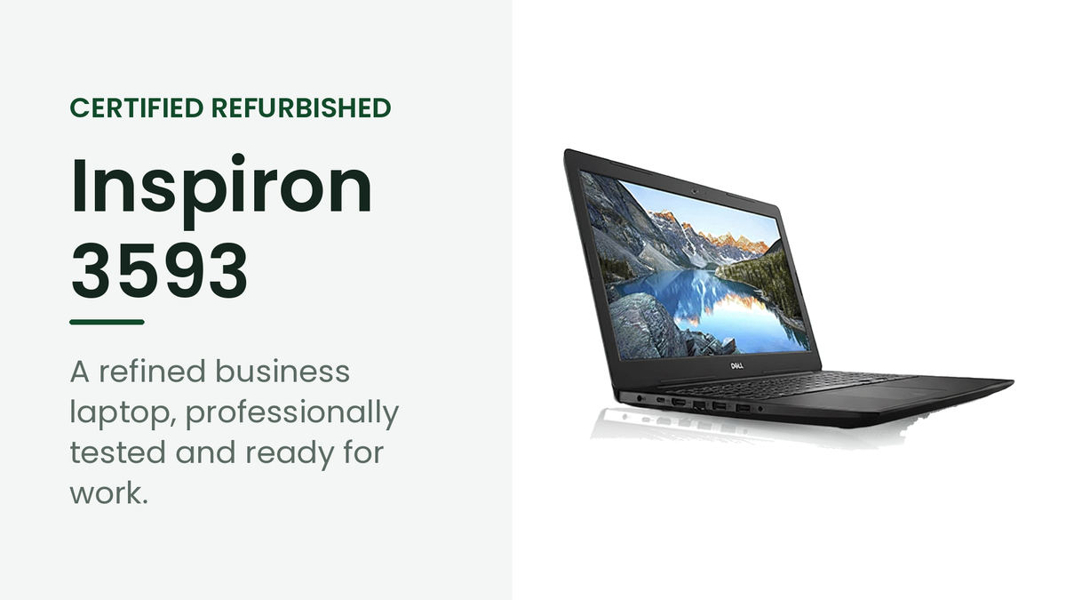 Dell Inspiron 3593 refurbished business laptop