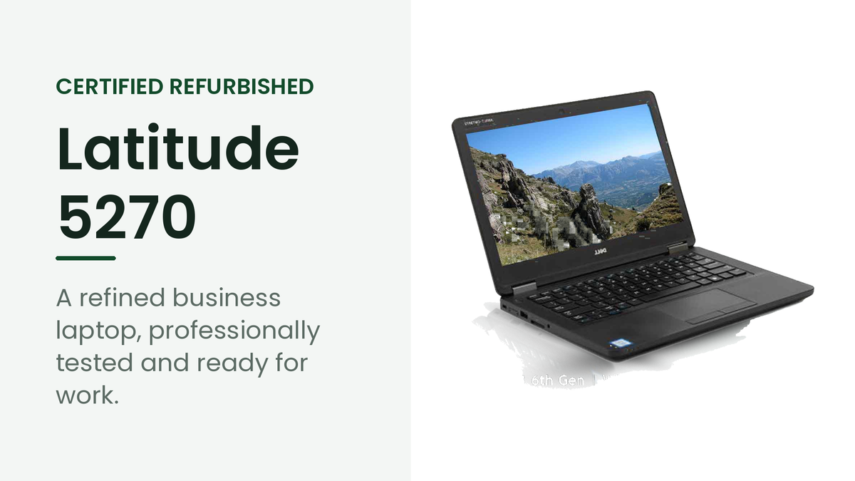 Dell Latitude 5270 refurbished business laptop