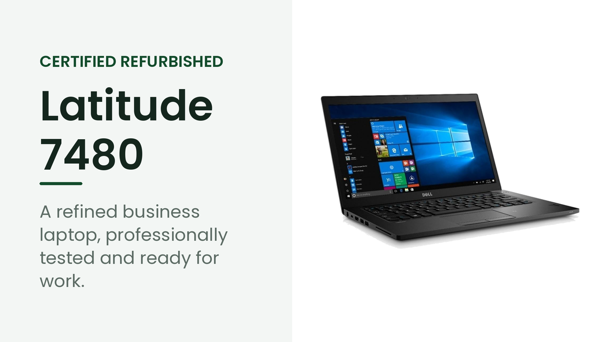 Dell Latitude 7480 refurbished business laptop