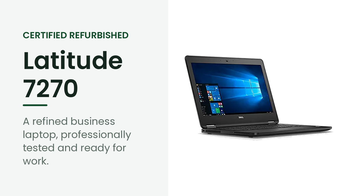 Dell Latitude 7270 refurbished business laptop