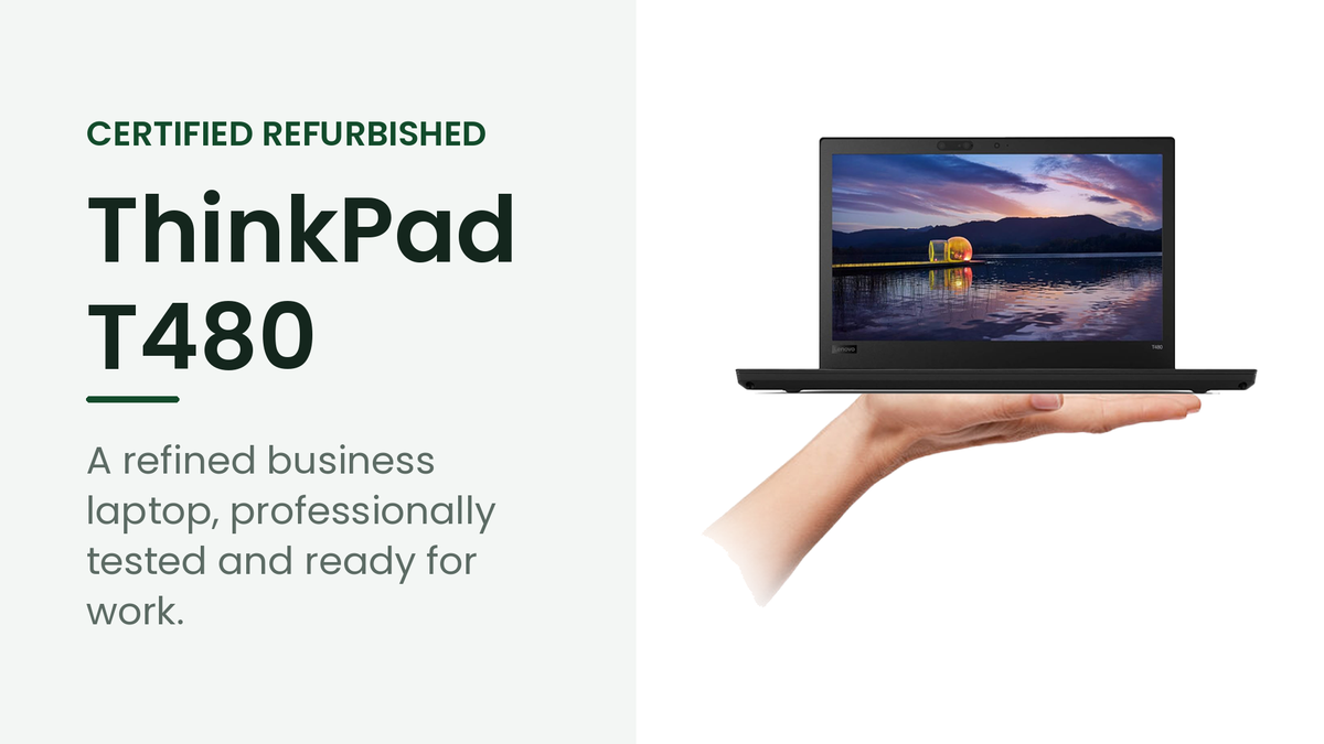 Lenovo ThinkPad T480 refurbished business laptop