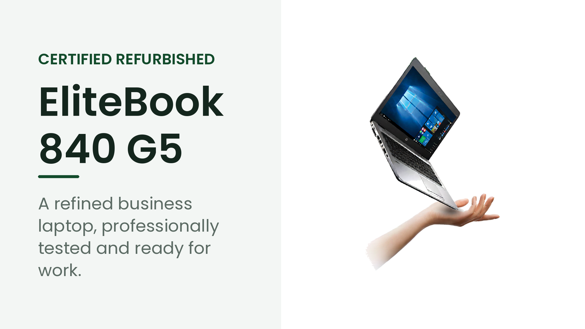 HP EliteBook 840 G5 refurbished business laptop