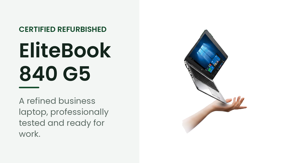 HP EliteBook 840 G5 refurbished business laptop