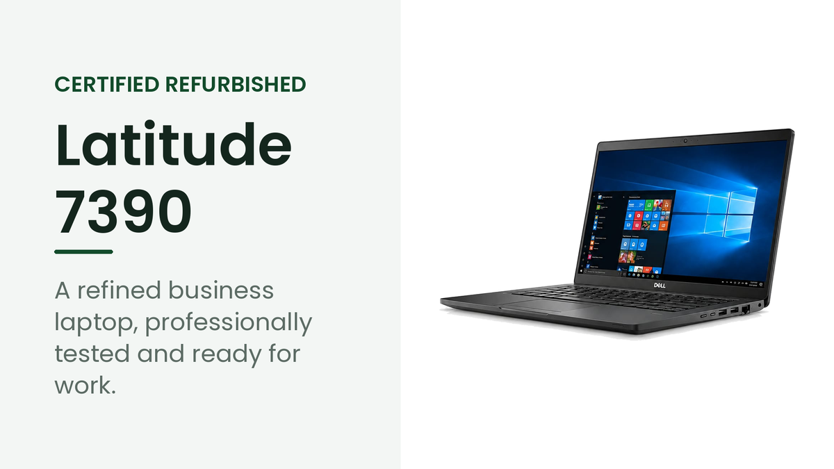 Dell Latitude 7390 refurbished business laptop