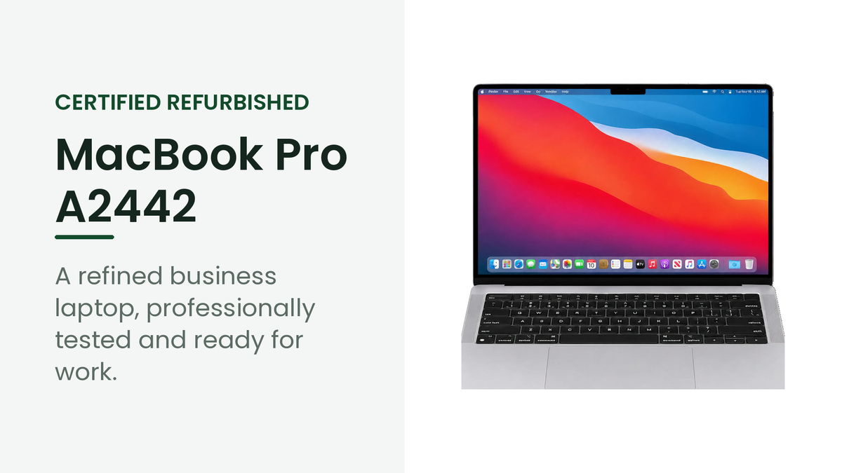 Apple MacBook Pro A2442 refurbished business laptop