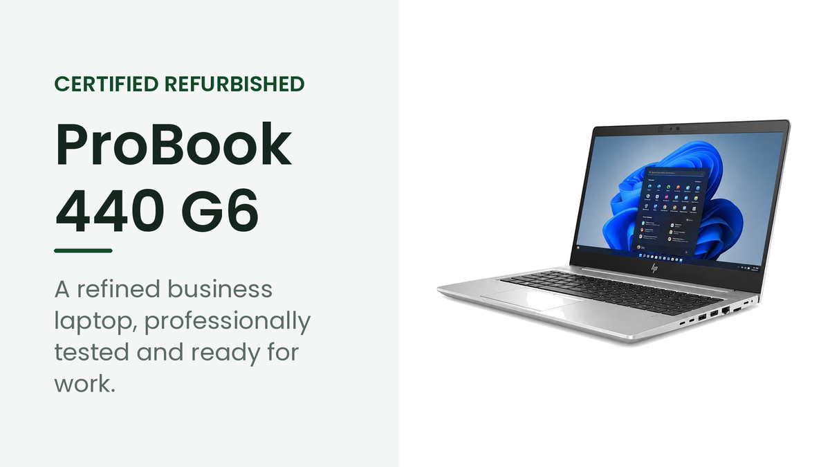 HP ProBook 440 G6 refurbished business laptop