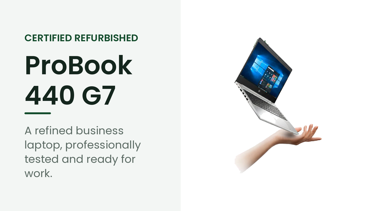 HP ProBook 440 G7 refurbished business laptop