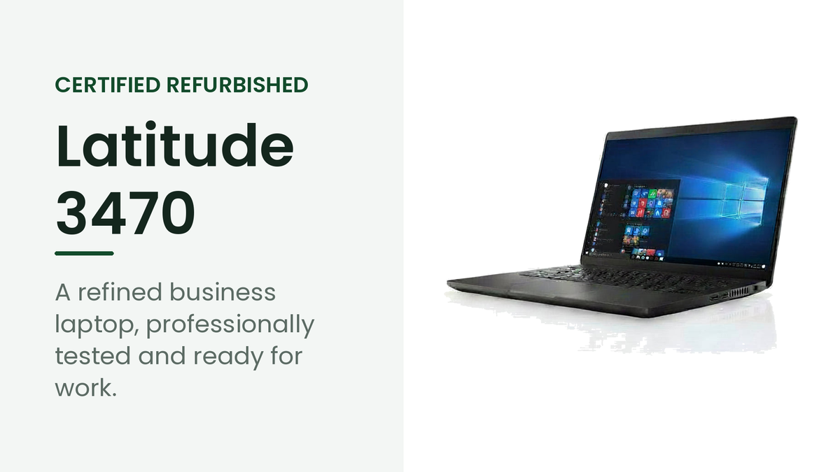 Dell Latitude 3470 refurbished business laptop