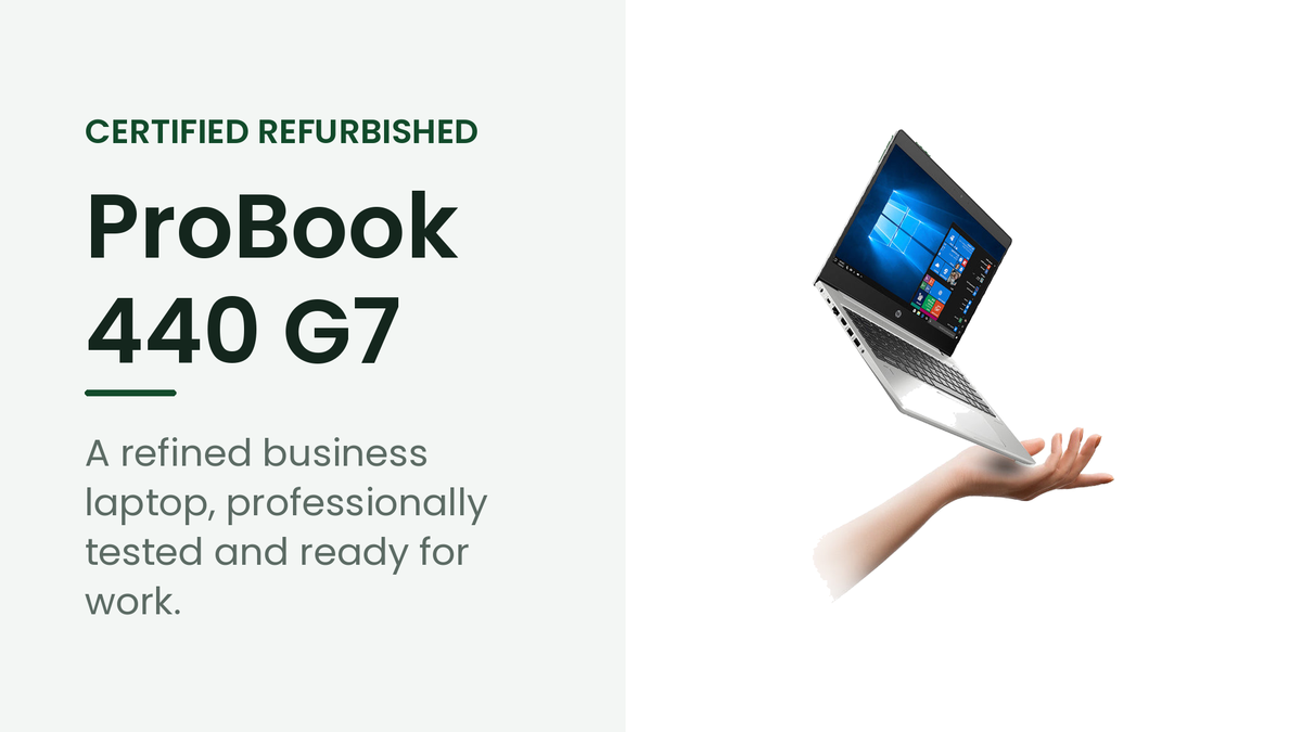 HP ProBook 440 G7 refurbished business laptop