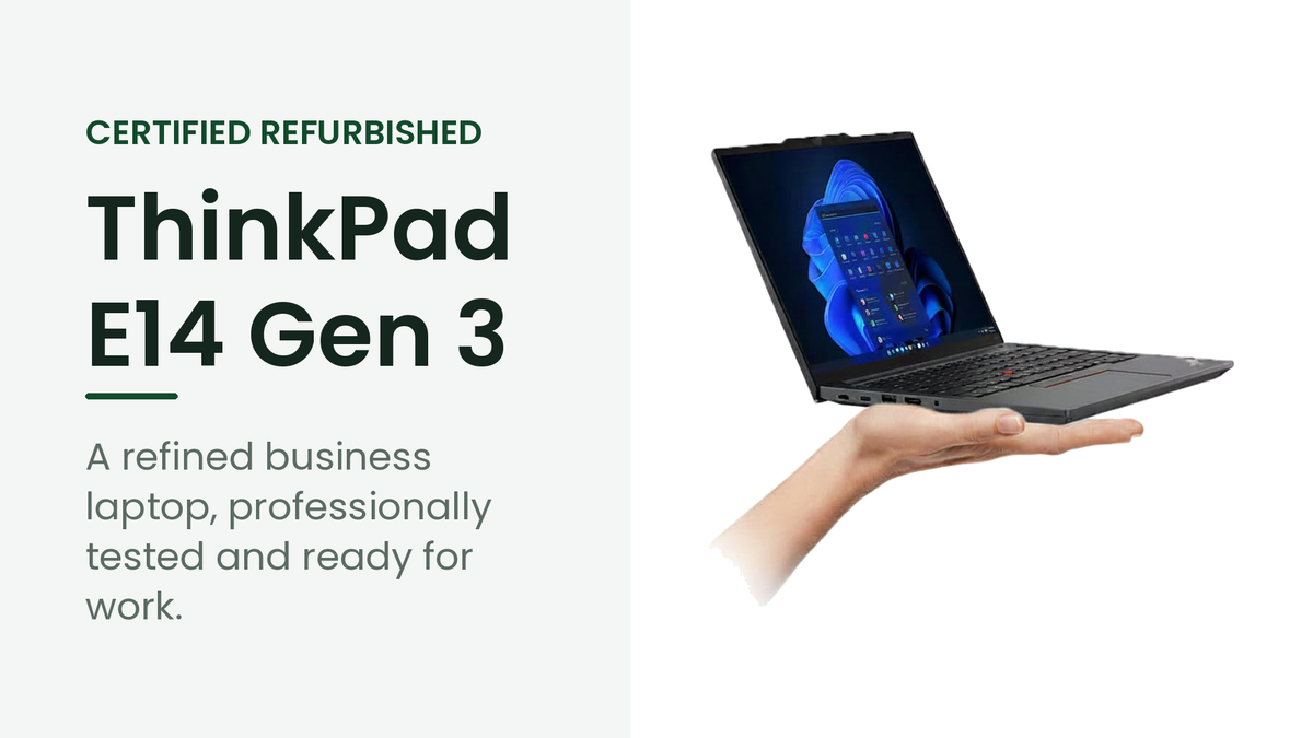 Lenovo ThinkPad E14 Gen 3 refurbished business laptop