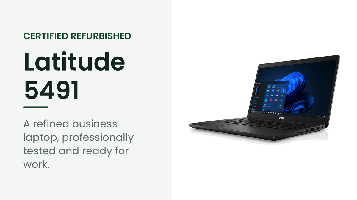 Dell Latitude 5491 refurbished business laptop
