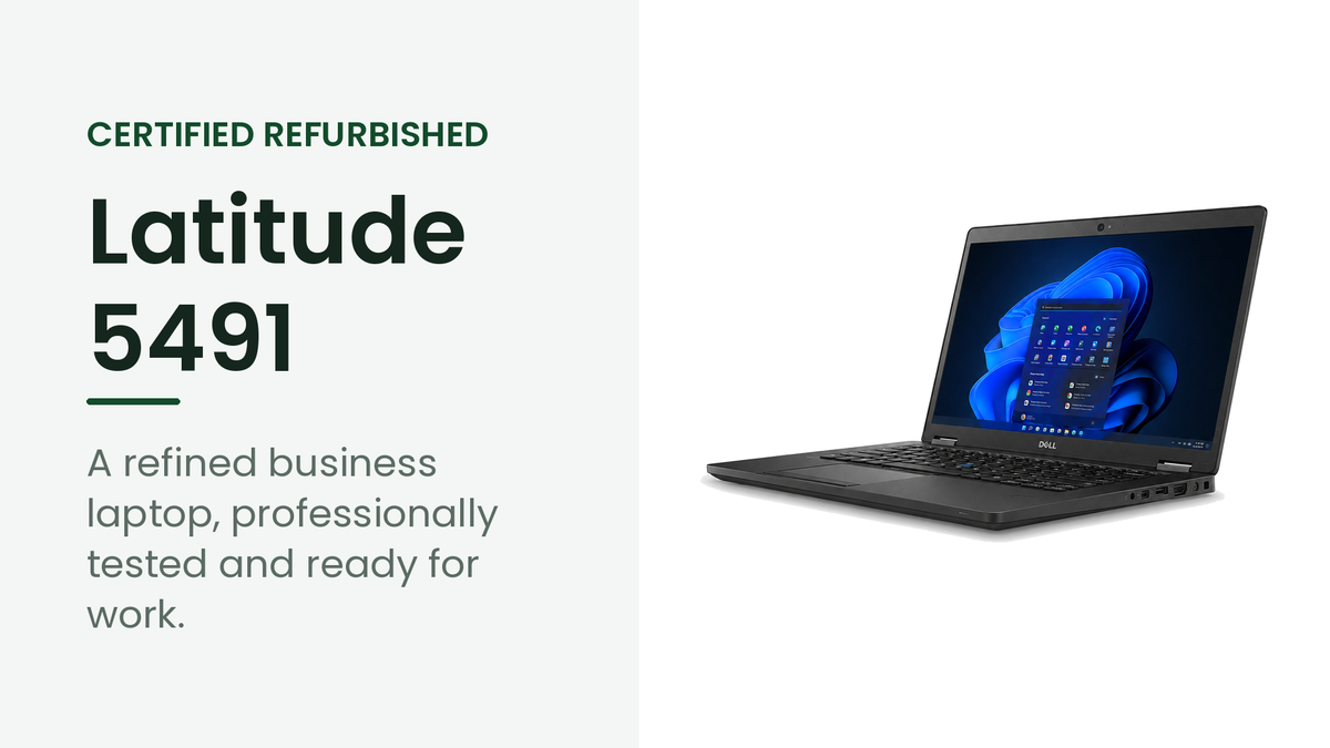 Dell Latitude 5491 refurbished business laptop