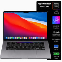 Apple MacBook Pro A1990 Intel Core i9 | 15 Inch Retina Display macOS Refurbished