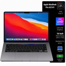 Apple MacBook Pro A2141 Intel Core i7 | 16 Inch Retina Display macOS Refurbished