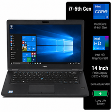 Dell Latitude 5480 Intel Core i7 6th Gen | 14 Inch FHD Windows 10 Refurbished