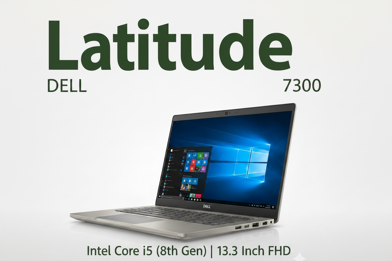 Dell Latitude 7300 Intel Core i5 8th Gen | 13.3 Inch FHD Windows 11 Pro Refurbished
