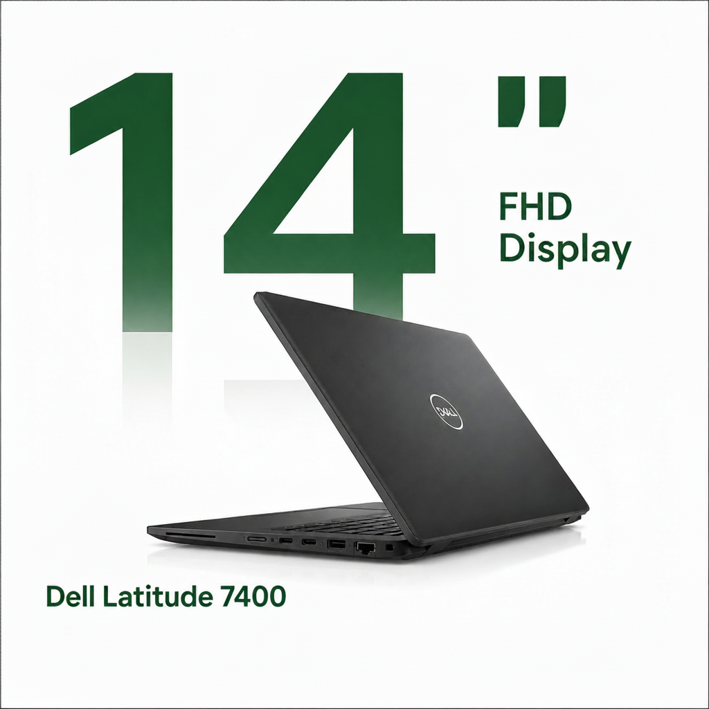 Dell Latitude 7400 Intel Core i5 8th Gen | 14 Inch FHD Windows 11 Pro Refurbished