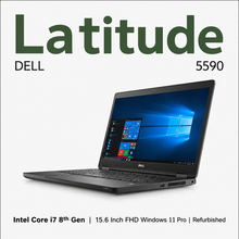 Dell Latitude 5590 Intel Core i7 8th Gen | 15.6 Inch FHD Windows 11 Pro Refurbished