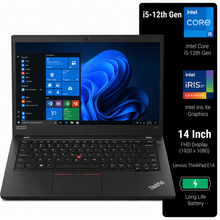 Lenovo ThinkPad E14 Intel Core i5 12th Gen | 14 Inch FHD Windows 11 Refurbished