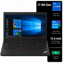 Lenovo ThinkPad E590 Intel Core i7 8th Gen | 15.6 Inch FHD Windows 11 Refurbished