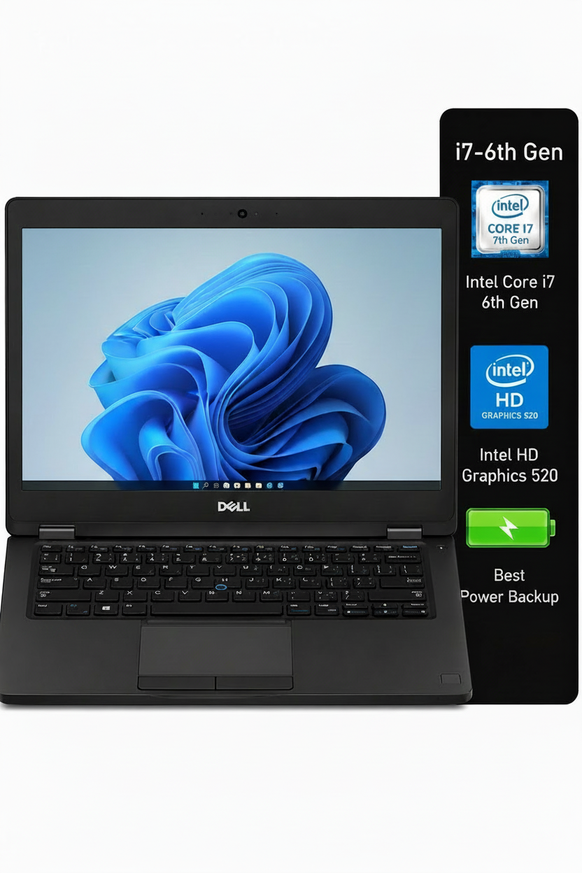 Dell Latitude 5480 Intel Core i7 6th Gen | 14 Inch FHD Windows 10 Refurbished