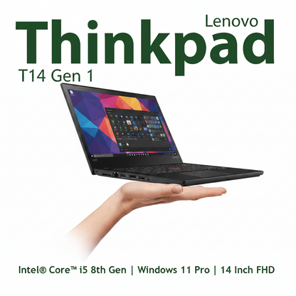 Lenovo ThinkPad T490 Intel Core i7 10th Gen | 14 Inch FHD Windows 11 Refurbished