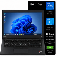 Lenovo ThinkPad T480 Intel Core i5 8th Gen | 14 Inch HD Windows 11 Refurbished