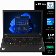 Lenovo ThinkPad T480 Intel Core i7 8th Gen | 14 Inch HD Windows 11 Refurbished
