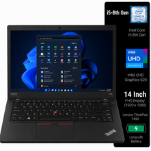Lenovo ThinkPad T490 Intel Core i5 8th Gen | 14 Inch FHD Windows 11 Refurbished