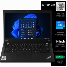 Lenovo ThinkPad T490 Intel Core i7 10th Gen | 14 Inch FHD Windows 11 Refurbished