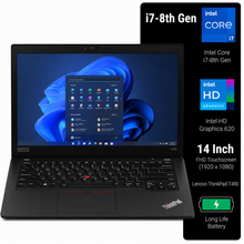 Lenovo ThinkPad T490 Intel Core i7 8th Gen | 14 Inch FHD Touchscreen Windows 11 Refurbished