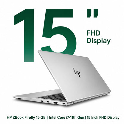HP ZBook Firefly 15 G8 Intel Core i7 11th Gen | 15 Inch FHD Windows 11 Refurbished