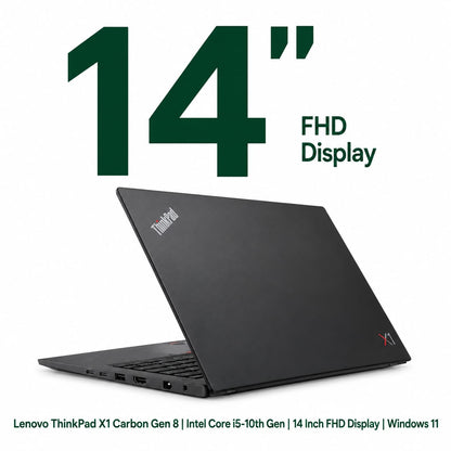 Lenovo ThinkPad X1 Carbon 8th Intel Core i5 10th Gen | 14 Inch FHD Windows 11 Refurbished