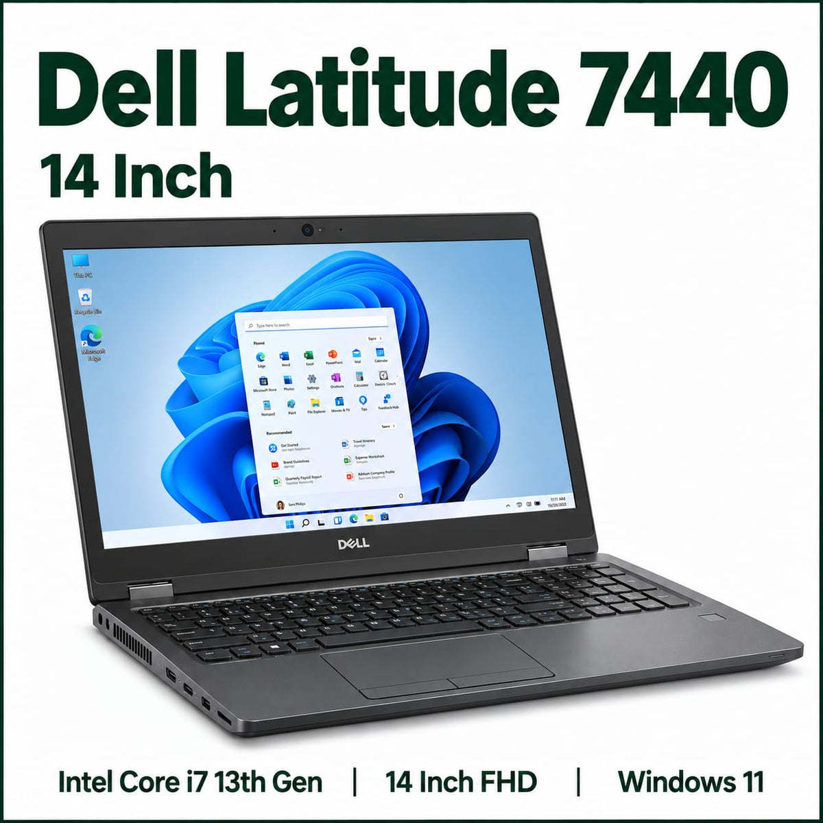 Dell Latitude 7440 Intel Core i7 13th Gen | 14 Inch FHD Windows 11 Refurbished