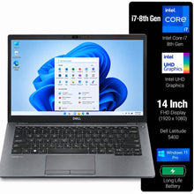 Dell Latitude 5400 Intel Core i7 8th Gen | 14 Inch FHD Windows 11 Refurbished