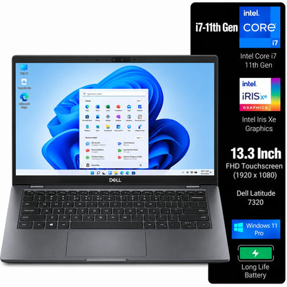 Dell Latitude 7320 Touchscreen Intel Core i7 11th Gen | 13.3 Inch Windows 11