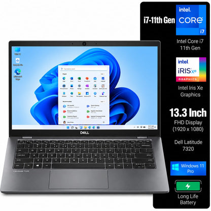 Dell Latitude 7320 Intel Core i7 11th Gen | 13.3 Inch Windows 11 Refurbished