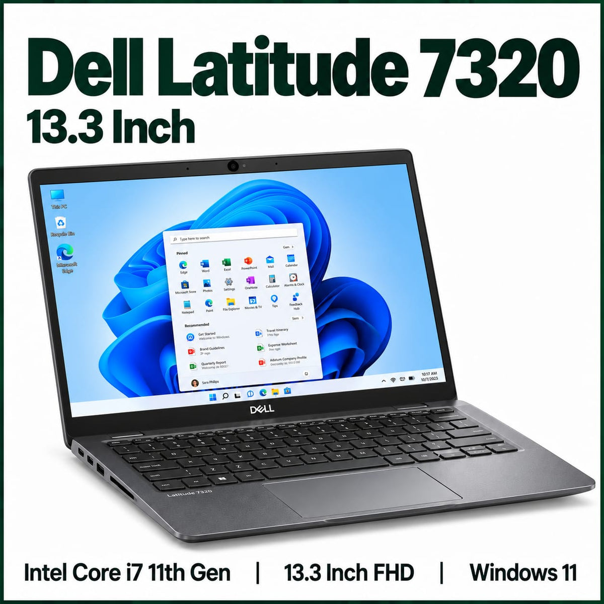 Dell Latitude 7320 Intel Core i7 11th Gen | 13.3 Inch Windows 11 Refurbished