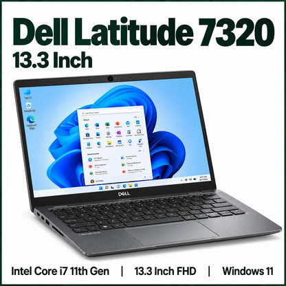 Dell Latitude 7320 Intel Core i7 11th Gen | 13.3 Inch Windows 11 Refurbished