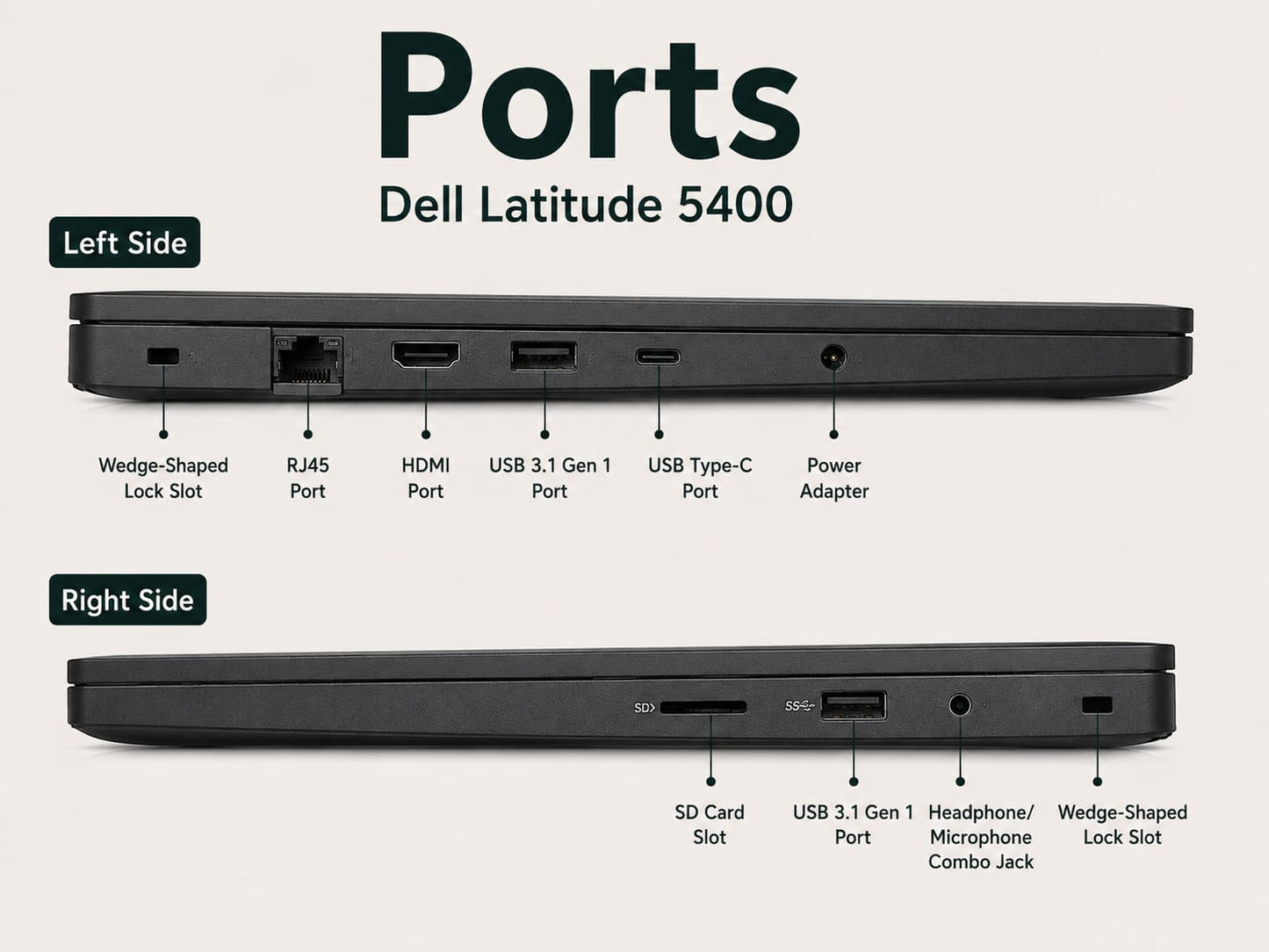 Dell Latitude 5400 Intel Core i5 8th Gen | 14 Inch Windows 11 Refurbished