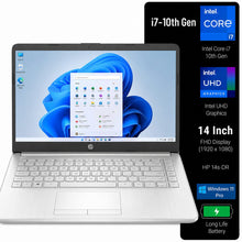HP 14s-DR Intel Core i7 10th Gen | 14 Inch FHD Windows 11 Pro Display Refurbished