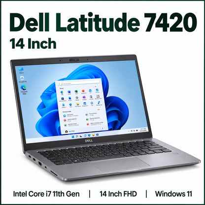 Dell Latitude 7420 Intel Core i7 11th Gen | 14 Inch FHD Windows 11 Refurbished