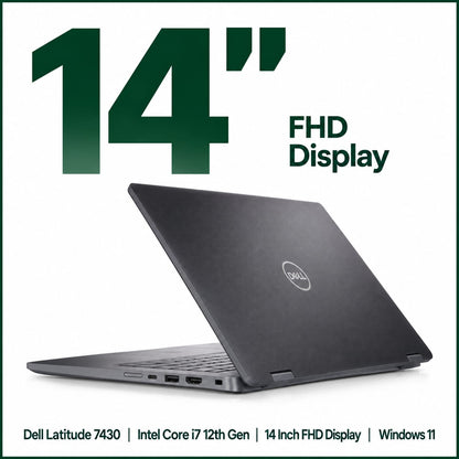 Dell Latitude 7430 Intel Core i7 12th Gen | 14 Inch FHD Windows 11 Refurbished
