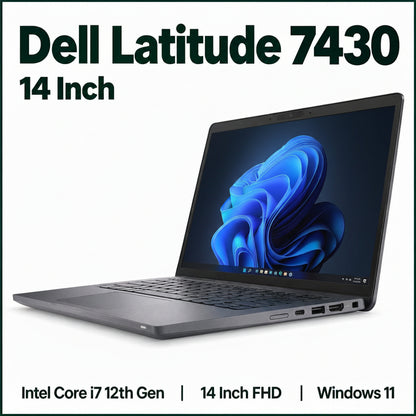 Dell Latitude 7430 Intel Core i7 12th Gen | 14 Inch FHD Windows 11 Refurbished